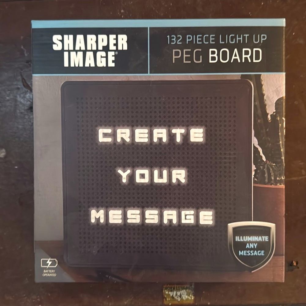 Light Up Peg Board